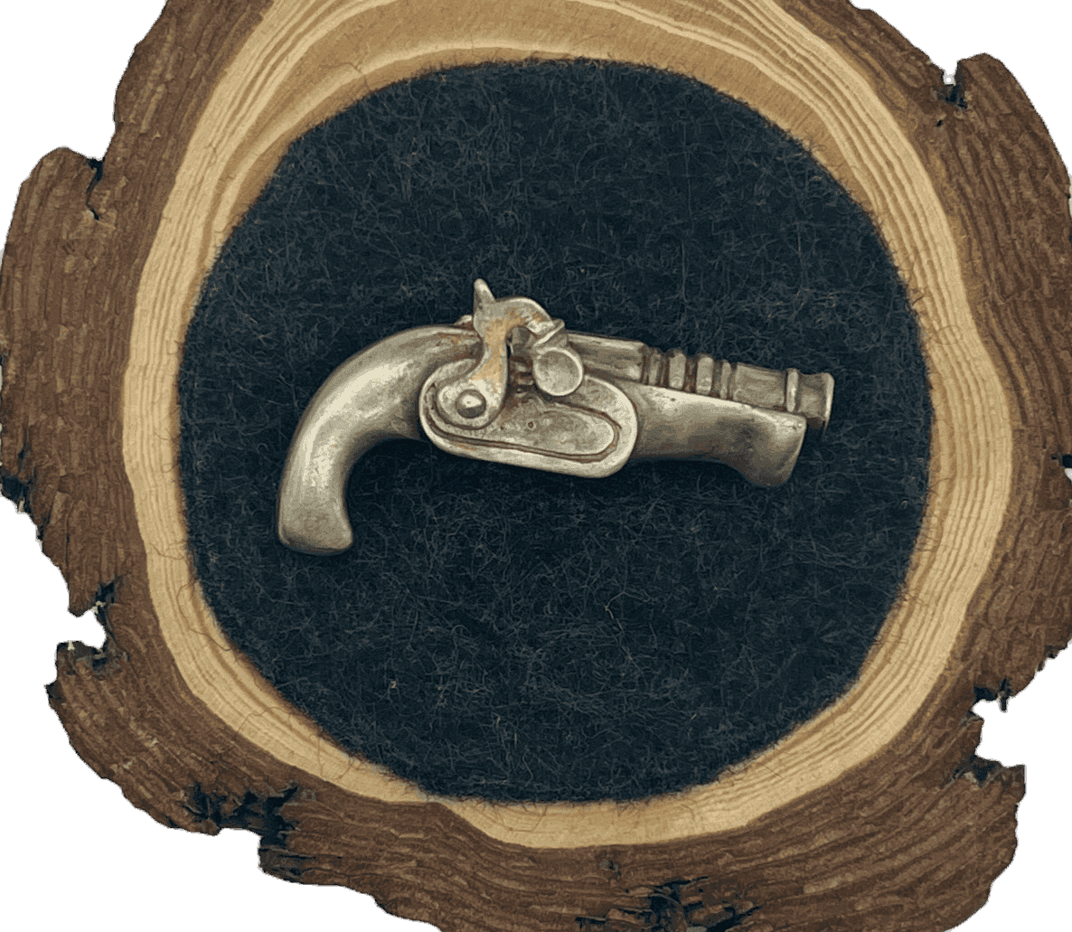 Böller Anstecker für die Tracht